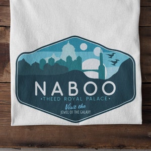 Star Wars Shirt, Naboo T-Shirt, Star Wars Naboo Shirt, Star Wars Planet T shirt, Naboo Palace Shirt, Unisex, Luke Skywalker, Star War gift