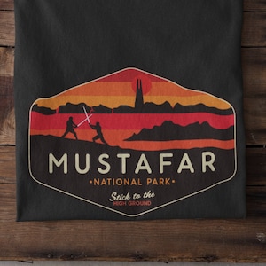 Star Wars T-Shirt, Mustafar Star Wars Shirt, Star Wars Geek Parody T Shirt, Vader T-Shirt, Mustafar Tee, Unisex, Luke Skywalker T Shirt