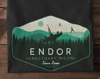 Star Wars T Shirt, Endor Forest T-Shirt, Men&#39;s & Women&#39;s Shirt, Star Wars Shirt, Endor Forest T-Shirt, Unisex, Luke Skywalker Shirt, Disney