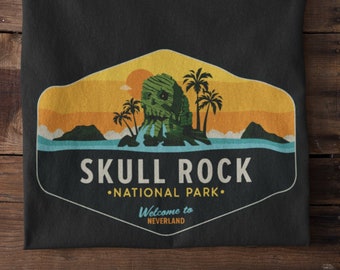 Skull Rock National Park Shirt, Disney Peter Pan Shirt, Disney T-Shirts, Neverland Shirt, Vintage Disney Shirt, Unisex, Peter Pan Disney Tee