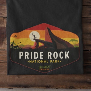 T-shirt Disney del Re Leone, camicia Pride Rock National Park, camicia Disney Simba, camicia Disney Lion King, unisex, regalo camicia Animal Kingdom