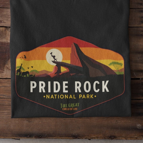 Lion King Disney T-Shirt, Pride Rock National Park Shirt, Disney Simba Shirt, Disney Lion King Shirt, Unisex, Animal Kingdom Shirt Gift