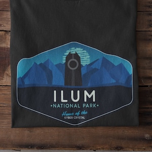 Star Wars T Shirt, Ilum Planet T-Shirt, Men&#39;s & Women&#39;s Shirt, T-Shirt Star Wars, Unisex, Star Wars Planet T-Shirt, Star Wars Parody T-Shirt