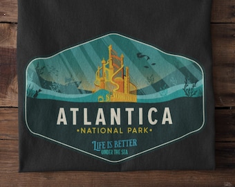 Disney Little Mermaid Shirt, Atlantica National Park T-Shirt, Little Mermaid Shirt, Disney Mermaid Movie Shirt, Little Mermaid Shirt Adult