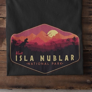 Jurassic Park T-Shirt, Isla Nublar Shirt, Jurassic World Parody Shirt, Visit Isla Nublar National Park, TRex, Unisex, Dinosaur TShirt, Dino