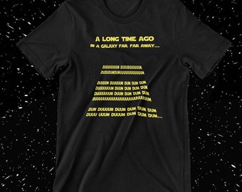 Star Wars Funny T-Shirt, Star Wars Intro Shirt, Star Wars Funny Gift Idea, Star Wars Movie T-Shirt, Unisex, Star War Shirt, Star War Gift