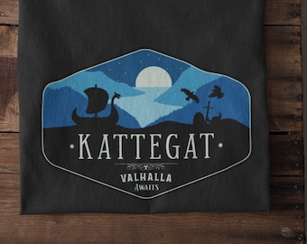 Camisa Vikinga, Kattegat, Valhalla Espera, Camiseta Parodia, Camiseta Vikinga Valhalla, Camisa Guerrero, Regalo Vikingo, Camisa Vikinga Cool, Ragnar
