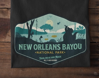 New Orleans Bayou National Park T-Shirt, Princess and the Frog T-Shirt, Disney T-Shirts, Tiana T-Shirt, Disney Princess and the Frog Shirt