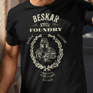 Beskar Steel T-Shirt, Star Wars Shirt, Mandalorian Shirt, Star War T-Shirt, unisex, Mandalorian Merch, Star Wars Gifts, Starwar shirt, gift
