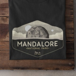 Star Wars T Shirt, Mandalore Planet T-Shirt, Men&#39;s & Women&#39;s Shirt, Star Wars Shirt, Mandalorian Shirt, Unisex, Disney Star Wars Shirt