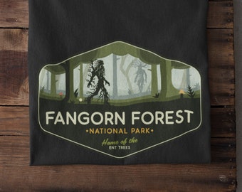 Fangorn Forest Shirt, Fangorn Forest National Park T-Shirt, LOTR Shirt, Tolkien, Treebeard shirt, LOTR gift, Lord of the Rings Shirt, unisex