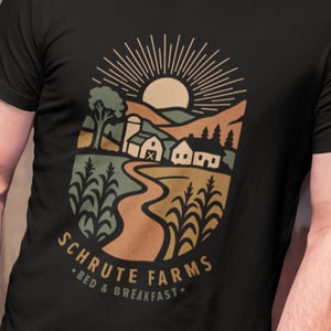 Schrute Farms Bed & Breakfast T-Shirt - The Office Fan Gift
