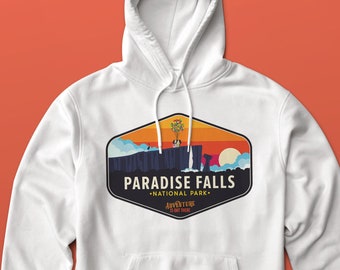 Disney UP Hoodie, Paradise Falls National Park Hoodie, Disney UP Movie Sweatshirt, Adventure is out there Hoodie, UP Balloon House Hoodie
