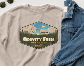 Gravity Falls National Park Sweatshirt, Gravity Falls Sweatshirt, Mystery Shack Sweatshirt, Dipper & Mabel Pines Sweatshirt, Gravity Falls