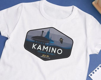 Star Wars Jugend T-Shirt, Kamino T-Shirt, Junge und Mädchen Shirt, Star Wars Shirt, Star Wars Family Shirts, Star Wars Kids Shirt, Disney Familie