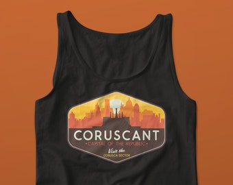 Coruscant Republic-tanktop: Star Wars-uniseks T-shirt