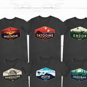Star Wars Shirt, National Parks Star Wars Planets Shirt, Disneyland Parks Shirt, Tatooine Shirt, Disney Parks Shirt, Star Wars Family Shirt