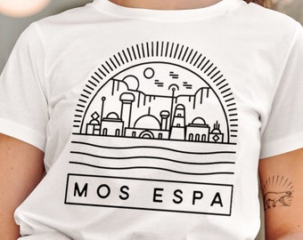 Star Wars T Shirt, Mos Espa T-Shirt, Men's & Women's Shirt, Star Wars Shirt, Tatooine T-Shirt, Unisex, Luke Skywalker Shirt, Disney