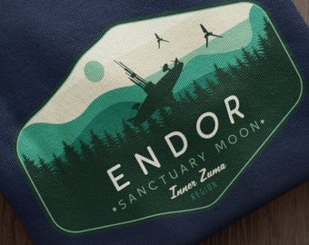 Endor Forest Star Wars Parody Hoodie, Adventure Travel