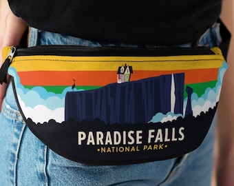 Disney UP Fanny Pack, Paradise Falls Fanny Pack, Disney Fanny Pack, Disney Hip Bag, Disneyworld Fanny Pack, Theme Park Purse, Cross Body Bag