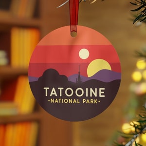 Personalized Star Wars Christmas Ornament | Star Wars Planets Ornaments | Star Wars Baubles | Christmas Tree Ornament | Star Wars Gift