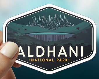 Star Wars Stickers, Aldhani National Park Sticker, Cassian Andor Sticker, Star Wars Planet Stickers, Waterfles Stickers, Star Wars Gift