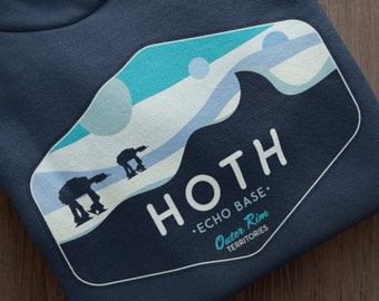 Star Wars Hoodie, Hoth Hoodie, Star Wars Geek Parody Hoodie, Hoth Echo Base Hoodie, Unisex, Galaxy's Edge Hoodie Disneyland, Geeky Star Wars