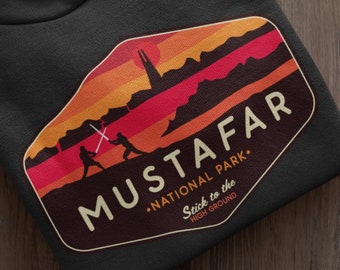 Star Wars Hoodie, Mustafar National Park Hoodie, Star Wars Geek Parody Hoodie, Star Wars Planet, Darth Vader, Unisex, Luke Skywalker Hoodie