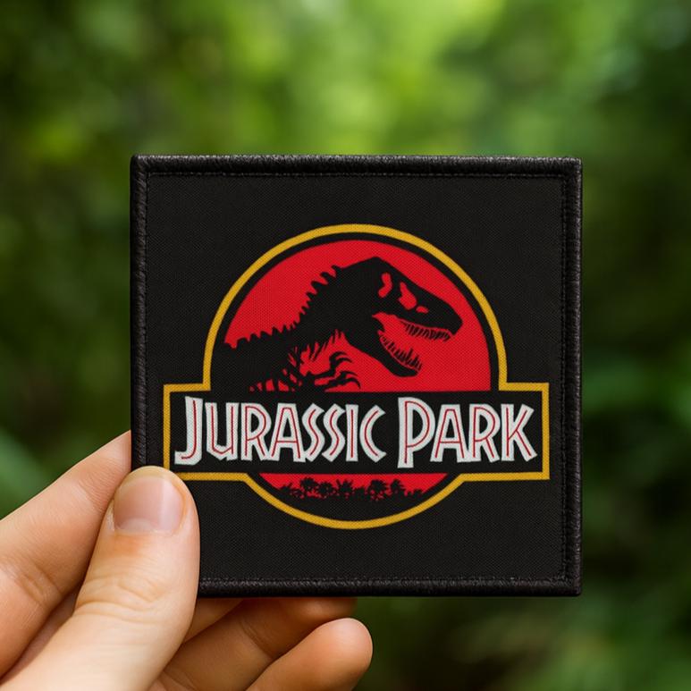 Écusson Brodé Inspiré Du Film Jurassik Park à Coudre/repasser Pour