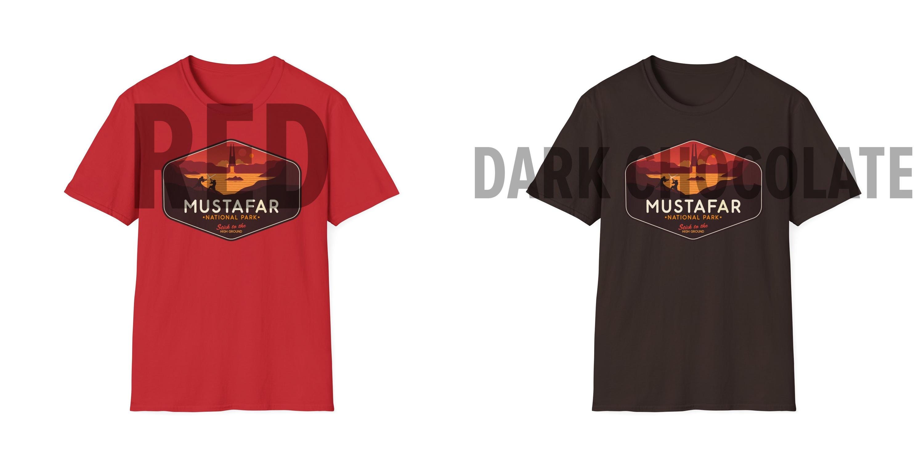 Star Wars T-shirt, Mustafar Star Wars Shirt, Star Wars Geek Parody 