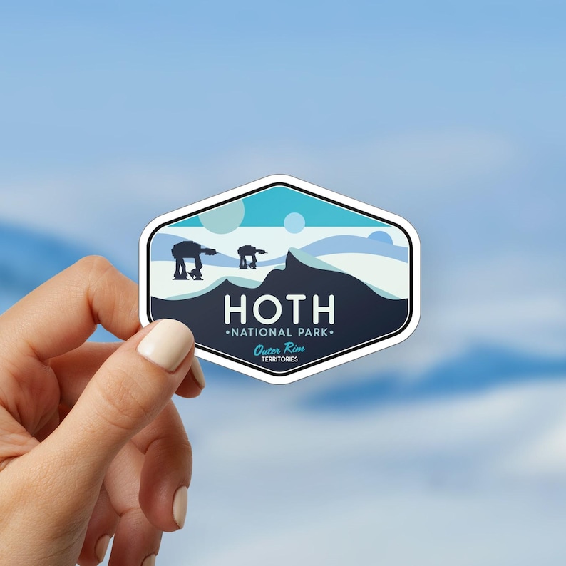 Star Wars Planets Travel Waterproof Stickers, Star Wars Stickers, Tatooine, Endor, Hoth, Mustafar, Mandalore, Kashyyyk, Star Wars Gift image 5