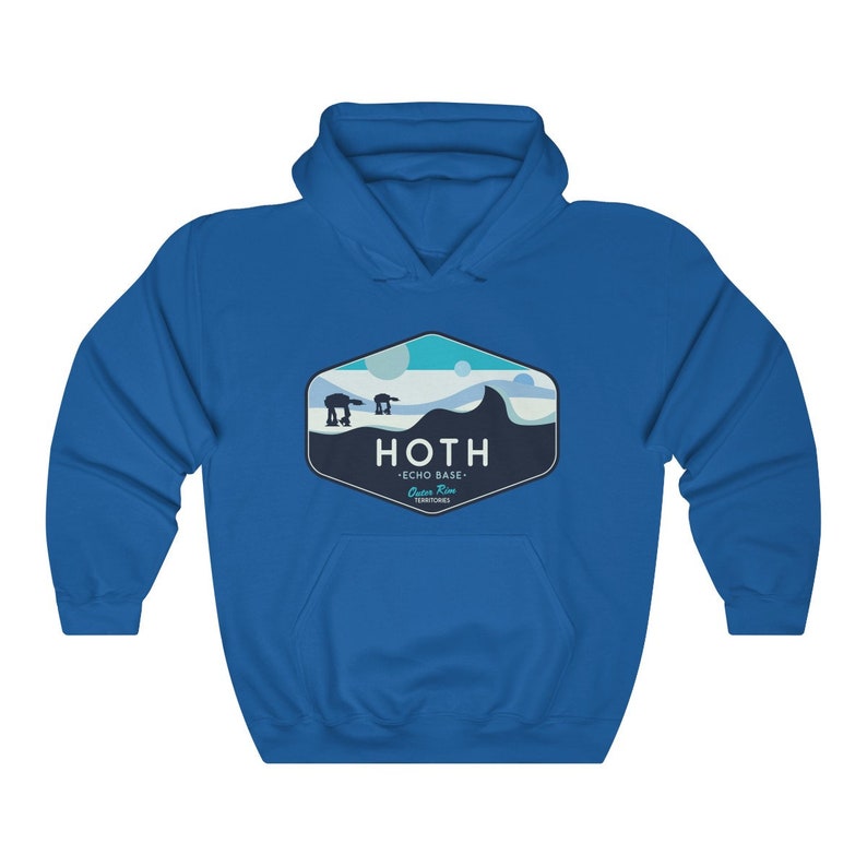 Star Wars Hoodie, Hoth Hoodie, Star Wars Geek Parody Hoodie, Hoth Echo Base Hoodie, Unisex, Galaxy's Edge Hoodie Disneyland, Geeky Star Wars Royal