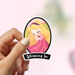 Aurora Sticker, Sleeping Aurora, Disney Princess Stickers