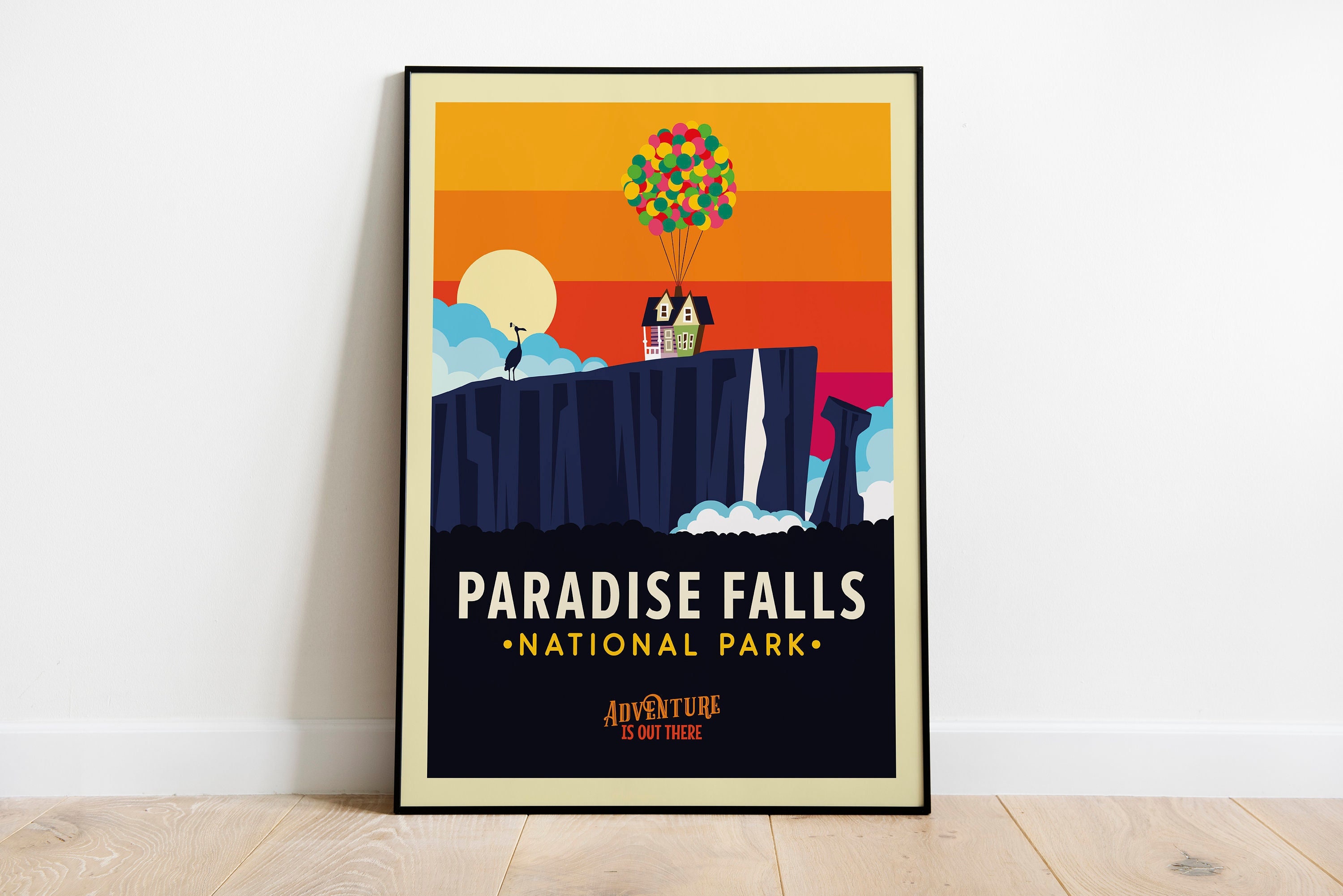 Welcome to Paradise Falls from Disney and Pixar's Up Disney Art