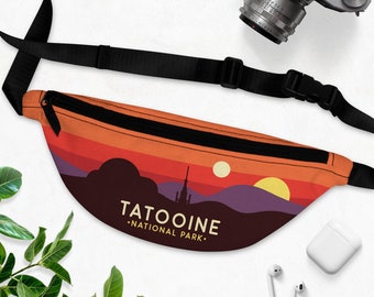 Star Wars Fanny Pack, Star Wars Galaxy Fanny Packs, Tatooine Fanny Pack, Disney Star Wars Bag, Star Wars Wallet, Pouch, Gift for Star Wars