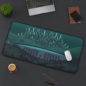 Star Wars Desk Mat | Aldhani Desk Mat | Star Wars Mouse Pad | Star Wars Gaming Desk Pad | Minimalist Art | Sizes &quot;12x18&quot;/12&quot;x22&quot;/&quot;31x15.5&quot;