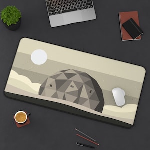 Star Wars Desk Mat | Mandalore Desk Mat | Mandalorian Desk Mat | Star Wars Mouse Pad | Sizes &quot;12x18&quot;/12&quot;x22&quot;/&quot;31x15.5&quot; | Star Wars Gift