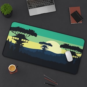 Star Wars Desk Mat | Kashyyyk Desk Mat | Star Wars Mouse Pad | Star Wars Gaming Desk Pad | Minimalist Art | Sizes &quot;12x18&quot;/12&quot;x22&quot;/&quot;31x15.5&quot;