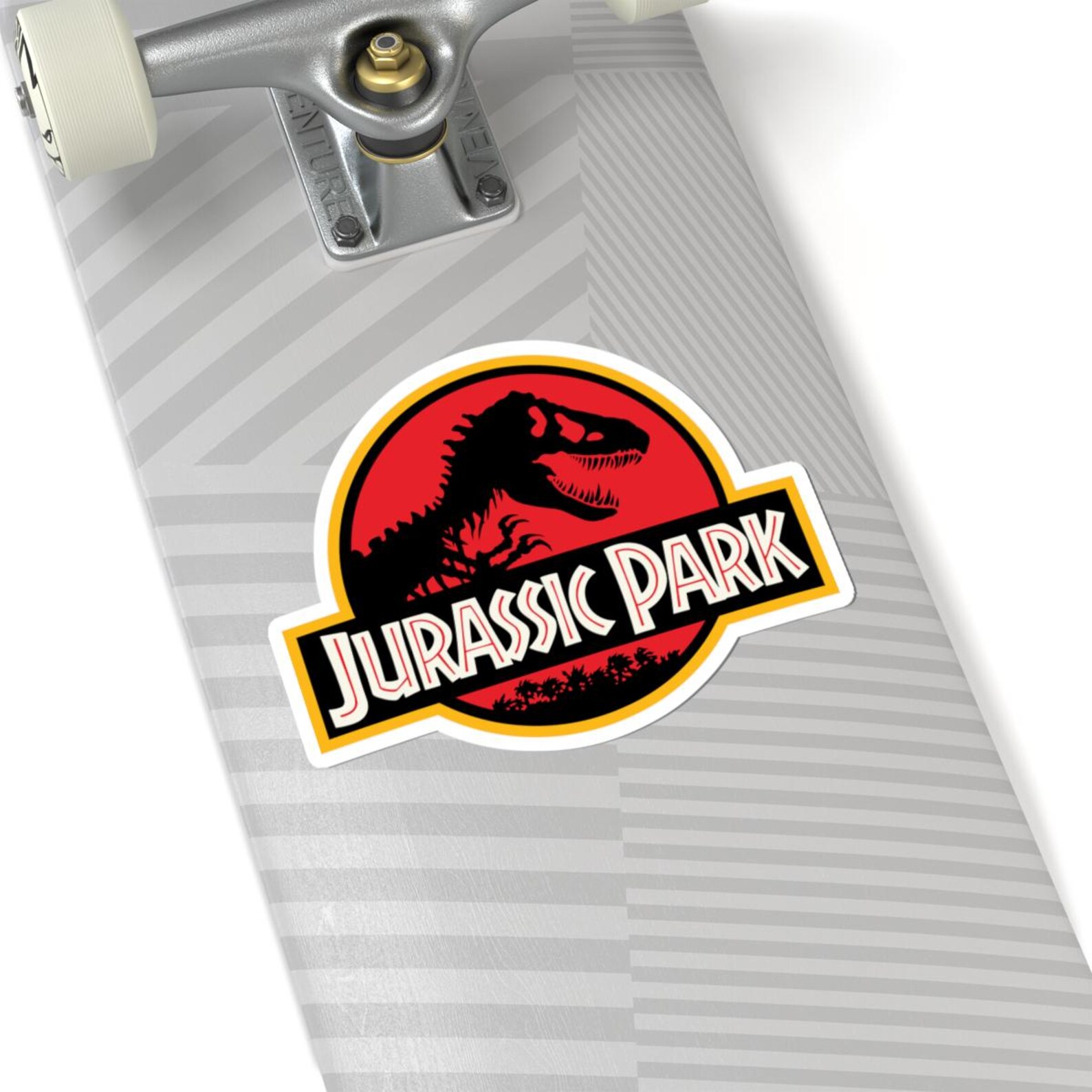 Jurassic Park Waterproof Sticker – Vinyl Dinosaur Decal, Scratch & UV ...