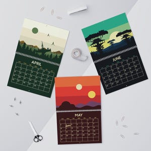Star Wars 2026 Calendar, Star Wars Planets Calendar 2026, Star Wars Planner 2026, Star Wars Gifts, Star Wars Office, Star Wars Home Decor