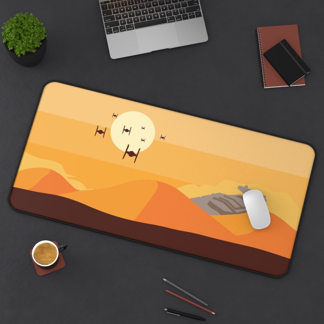 Star Wars Desk Mat Jakku Desk Mat Star Wars Mouse Pad Star Wars Gaming