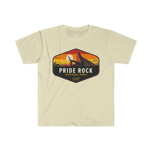 Lion King Disney T-Shirt, Pride Rock National Park Shirt, Disney Simba Shirt, Disney Lion King Shirt, Unisex, Animal Kingdom Shirt Gift Natural