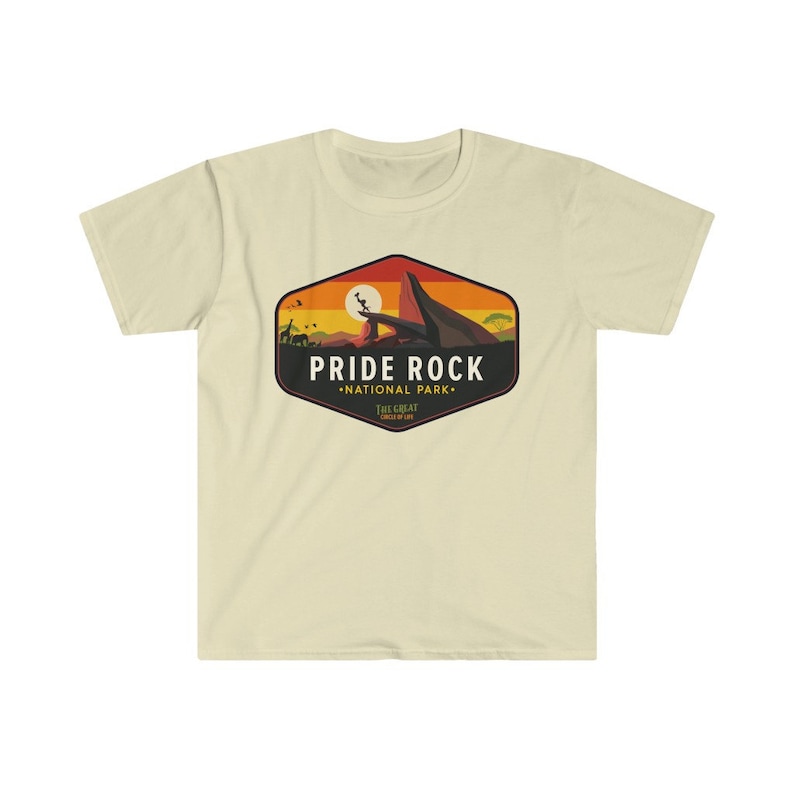 Lion King Disney T-Shirt, Pride Rock National Park Shirt, Disney Simba Shirt, Disney Lion King Shirt, Unisex, Animal Kingdom Shirt Gift Natural