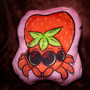 Coussin araignée fraise image 2