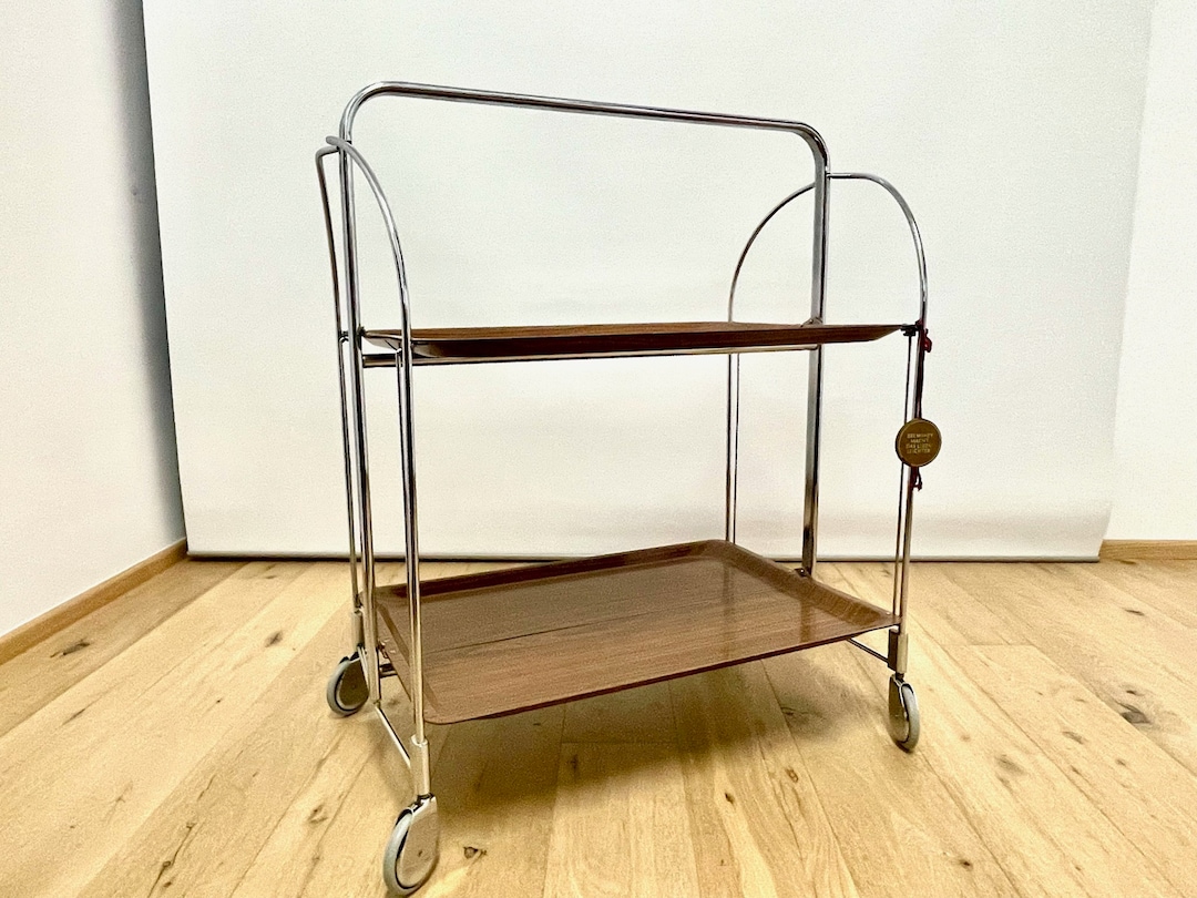 Vintage Serving Trolley | Bar Cart | 1970s | Bremshey Made in