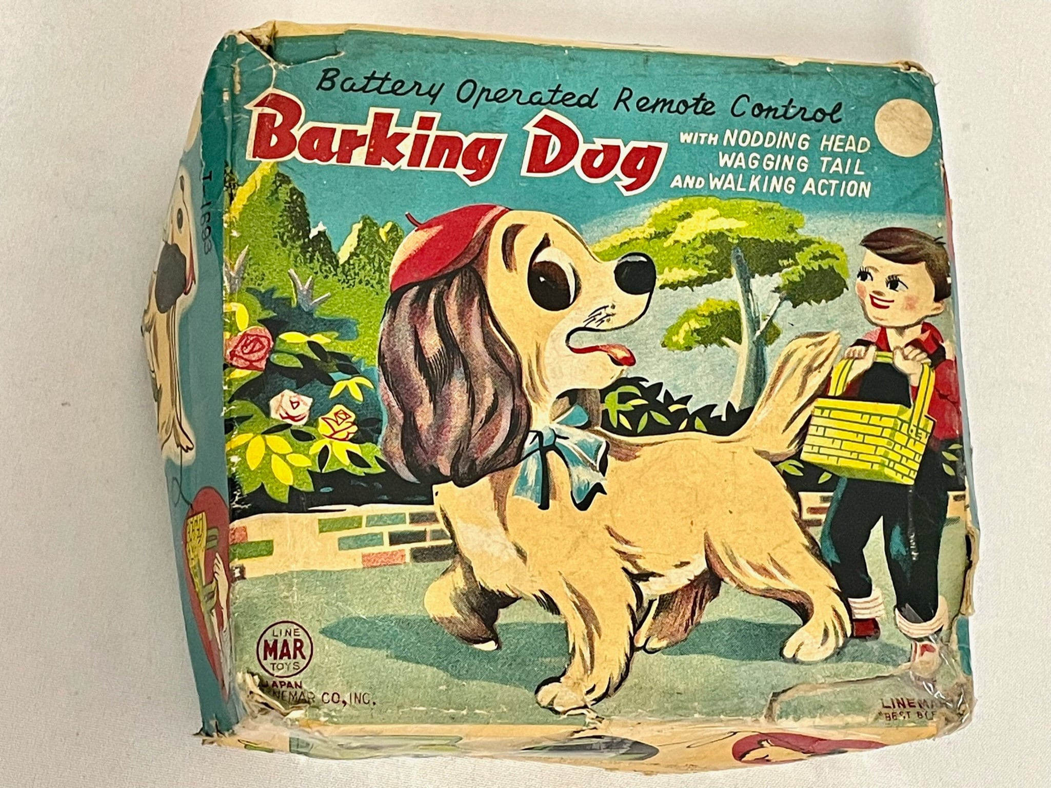 Barking Dog - a 1960s Tin Toy - Etsy