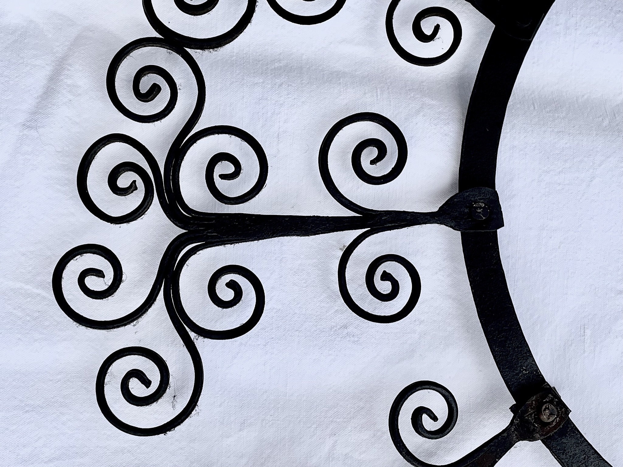 Handcrafted Wrought Iron Plate Holder Wall Decoration Etsy