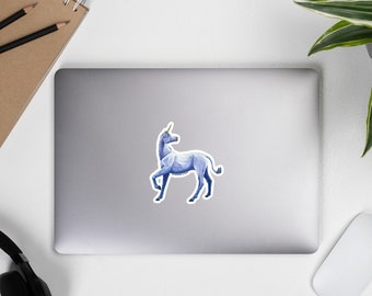 ユニコーンビニールステッカー、気泡のない車用ファンタジーステッカー、ラップトップステッカー、マジックステッカー、神話の動物アート