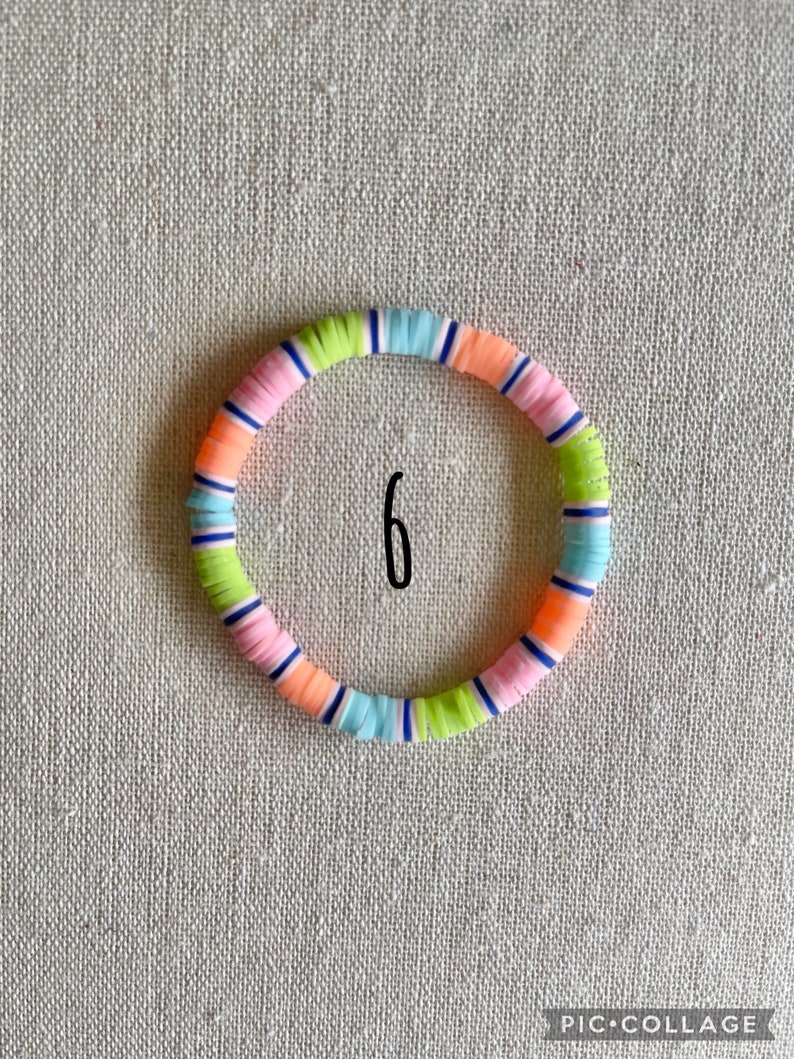 Summer Clay Bead Bracelets / Clay Beads / Small Business/ Etsy Canada