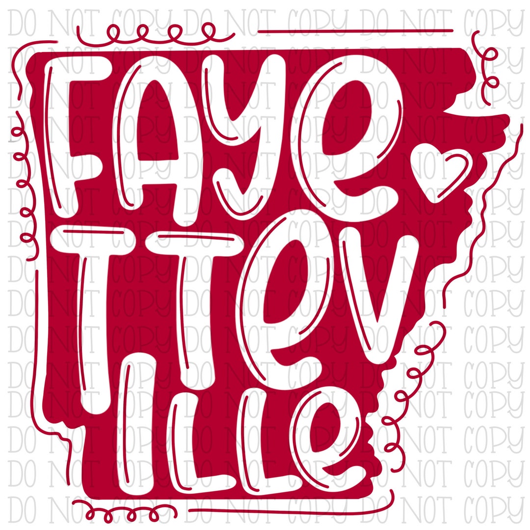 Fayetteville Arkansas Hogs Colors State Outline School Sports Team